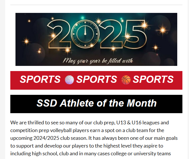 Jan newsletter